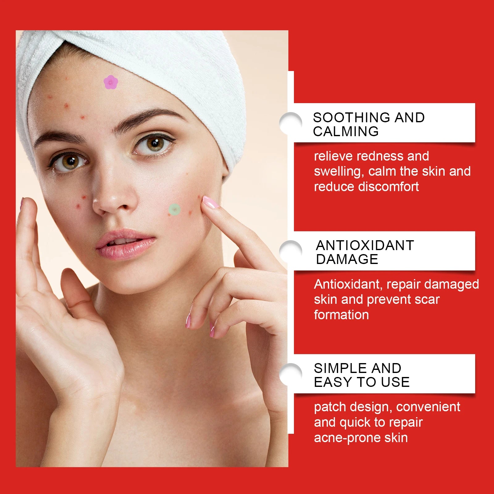 240pc Salicylic Acid Acne Pimple Patches – Fun Shapes Acne Pimple Patches Oasis Select