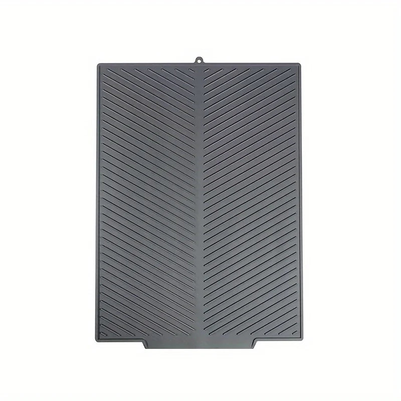 1pc Large Silicone Dish Drying Mat Heat Resistant Non-Slip Folding Drainer Pad for Kitchen Sink Countertop Kichen Accessories Oasis Select