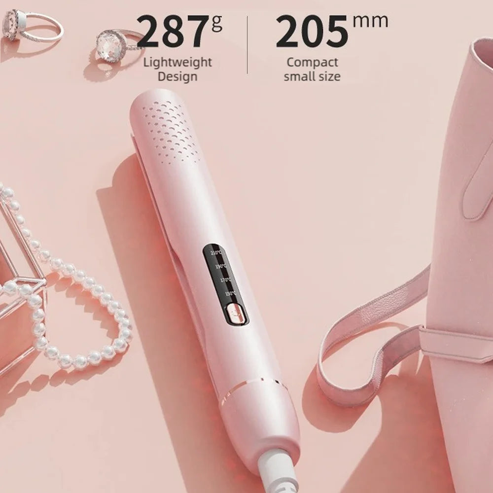 URGGU 2-in-1 Hair Straightener & Curling Iron | LCD Display