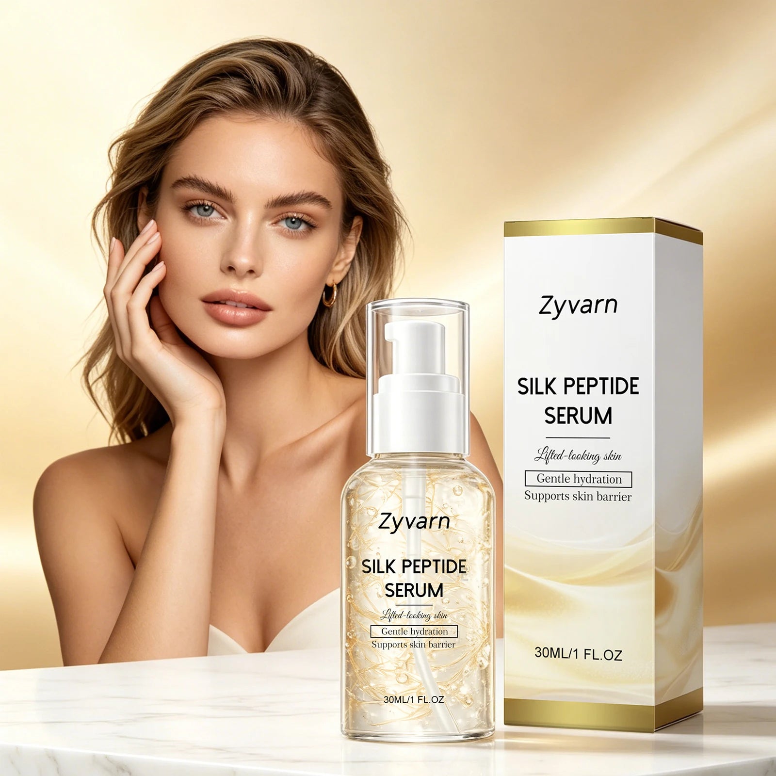 Copper Peptide Face Serum Anti Wrinkles Rejuvenate Skin Reduce Fine Lines Repair Skin Barrier Hydration Firming Facial Essence Oasis Select