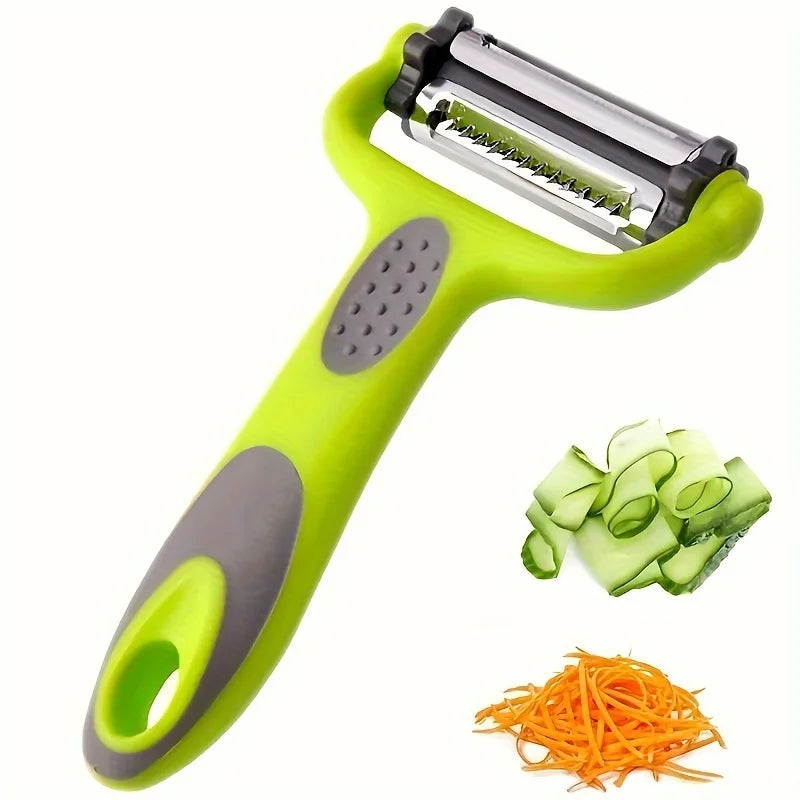 1pc 3in1 Multi Fruit Vegetable Peeler Grater Shredder, Potato Peeler， Kitchen Essential，Multifunctional Vegetable Cutter Oasis Select
