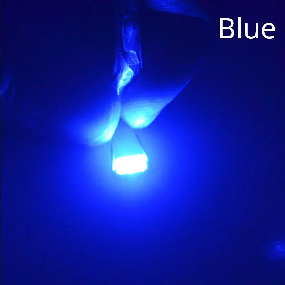 100Pcs 5730 Bright Chips SMD LED Red Yellow White Blue RGB Purple Pink Light Emitting Diode Lighting Atmosphere Decoration Patch Oasis Select Blue