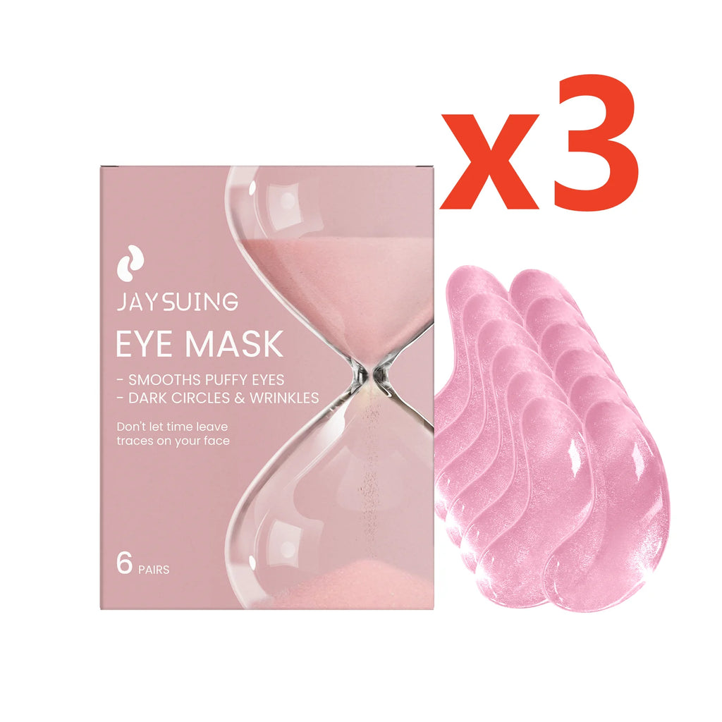 Hyaluronic Acid Eye Mask Anti-Aging Remove Dark Circles Puffiness Improve Fine Lines Wrinkle Nourish Firm Brighten Eye Patches Oasis Select 18 pairs Boxed