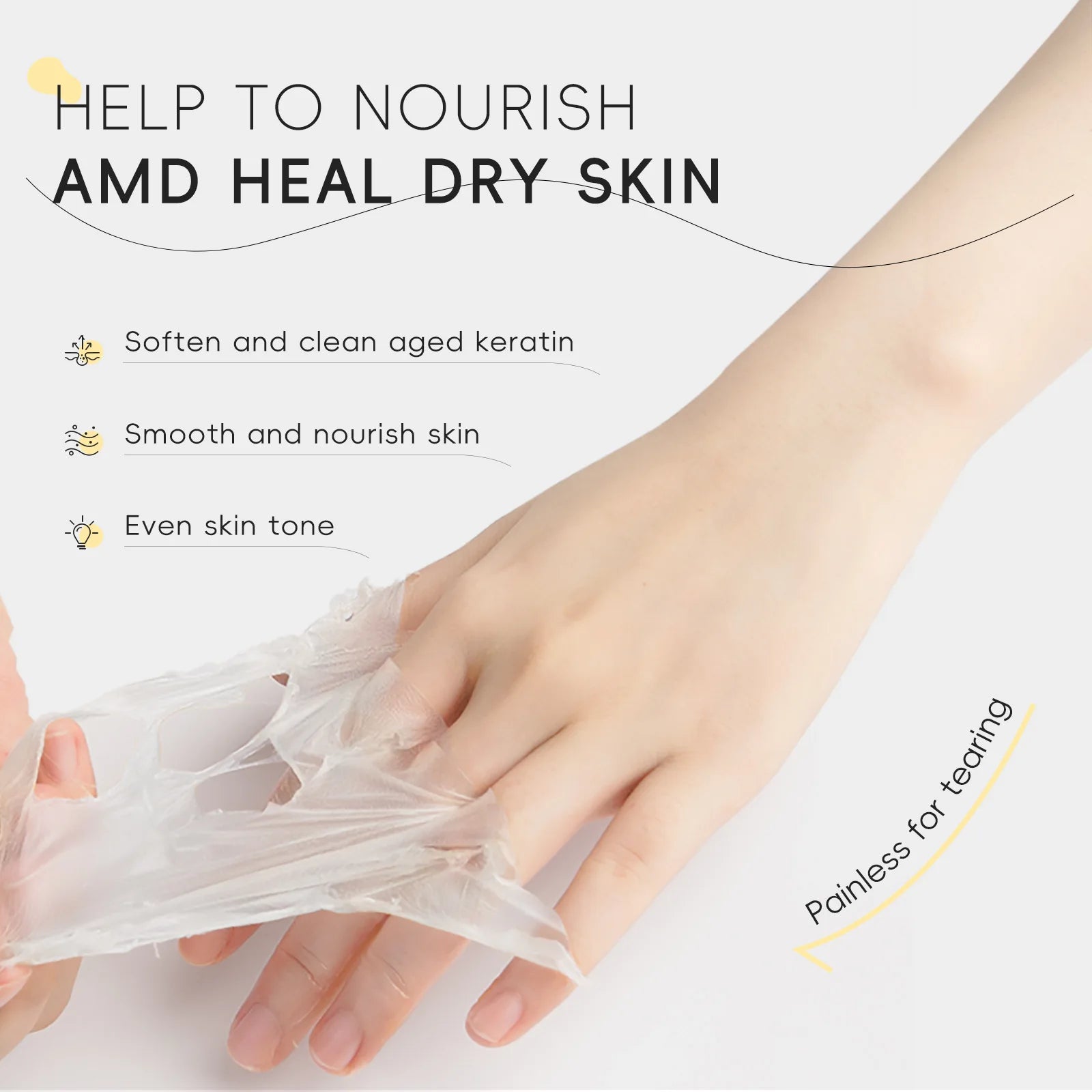 Laikou Milk Hand Wax Moisturizing Hands Exfoliating Calluses Anti-Aging Exfoliator Scrub Hands Peeling Masks Hand Mask Skin Care Oasis Select