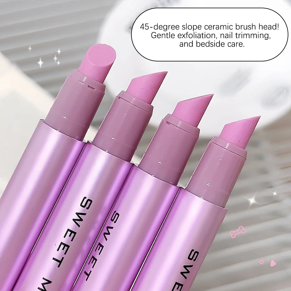 3-in-1 Cuticle Oil Pusher Pen with Ceramic Tip | Nail Care