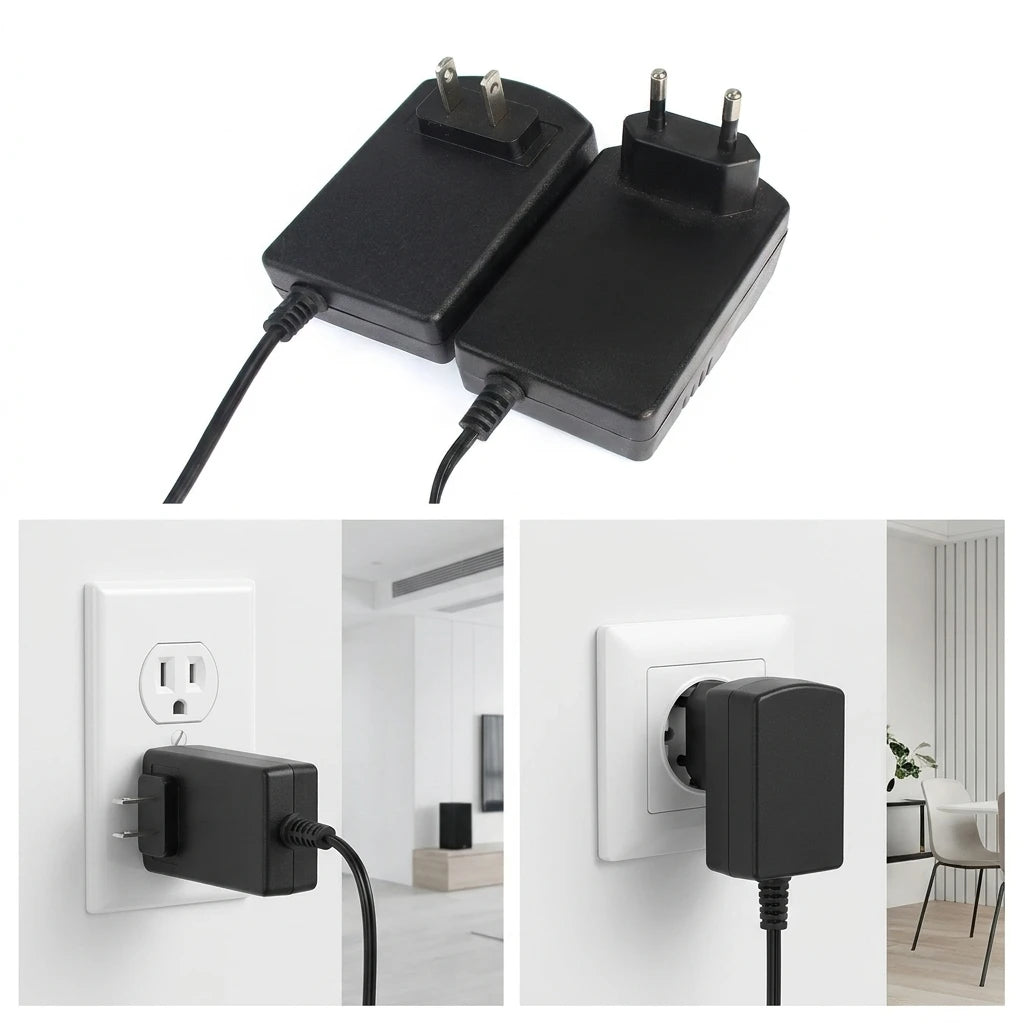 Multi Voltage Adjustable Adapter Power Supply Charger AC 220V to DC 3V-12V Converter EU/US Plug 7-30W for Electronic Devices Oasis Select