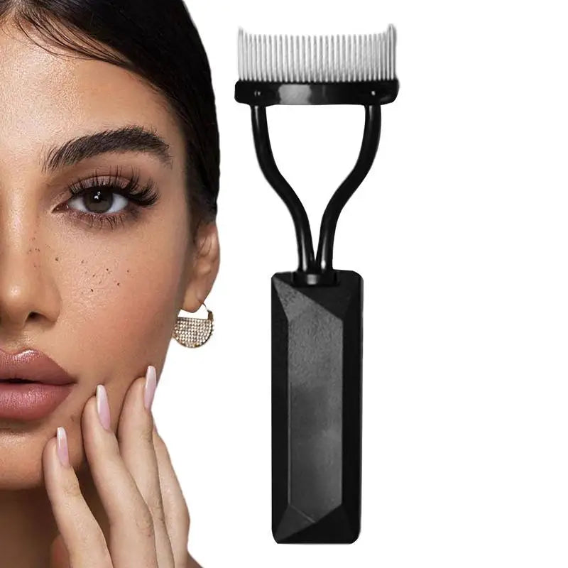 Lash Comb Separator Arc Designed Lash Separator for Girls Eye Lash Separator With Comb Cover Portable Eye Makeup Tool for Home Oasis Select