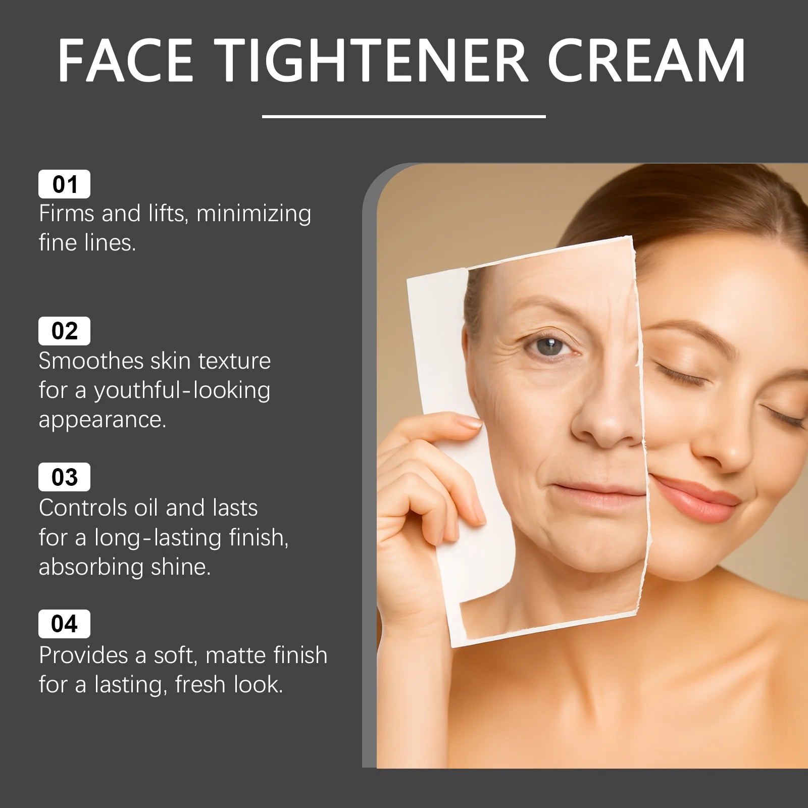 Face Tighten Cream Face Primer Moisturizer Pre-Makeup Isolation Hydrating Base Smoothing Fine Lines Firming Brightening Face Ski Oasis Select
