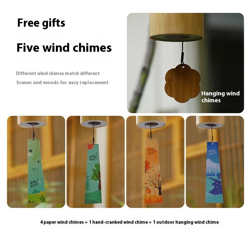 8-note Chord Wind Chime Balcony Bedroom Hand Wind Chime Portable Musical Instrument Oasis Select