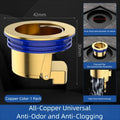 Toilet Shower Copper Floor Drain Core Anti Odor and Insect Repellent Device Springboard Self Sealing Core Bathroom Accessories Oasis Select Coppery