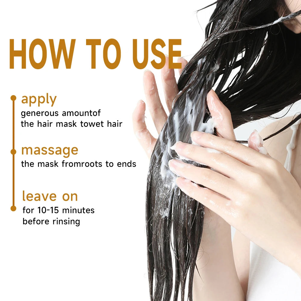 Collagen Keratin Hair Mask – Deep Moisture & Frizz Control 250g Keratin Hair Mask Oasis Select
