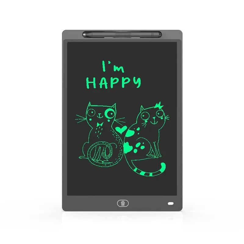 12 inch LCD Drawing Board Writing Tablet Digit Magic Blackboard Art Painting Tool Kids Toys Brain Game Child's Gift Oasis Select black 12in