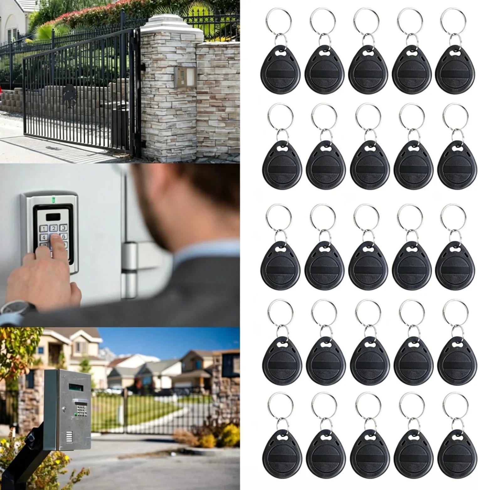 EM4305 T5577 125khz Copy Rewritable Writable Rewrite keyfob RFID Tag Key Ring Card Proximity Token Badge Duplicate Oasis Select