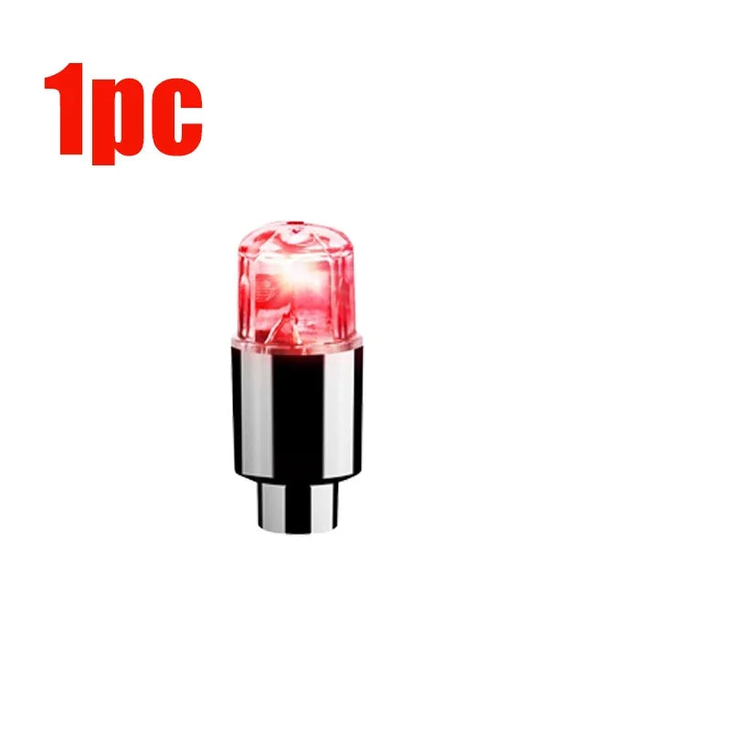 Tire Valve Cap Lights Tire Light for Car Air Valve Caps with Lights for Motorcycles Bicycles Electric Vehicles Lamps Oasis Select 1pc-red light