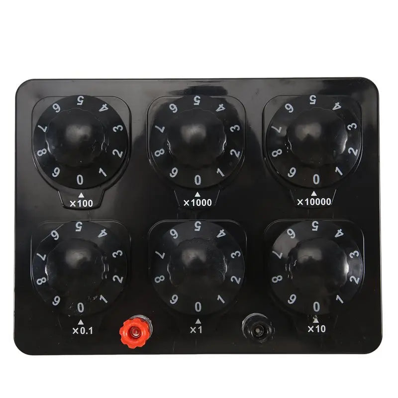 LIKE WISH 0-99999.9 Ohm Simple Resistance Box Precision Variable Decade Resistor Teaching Instrument Teaching Resistance Box Oasis Select
