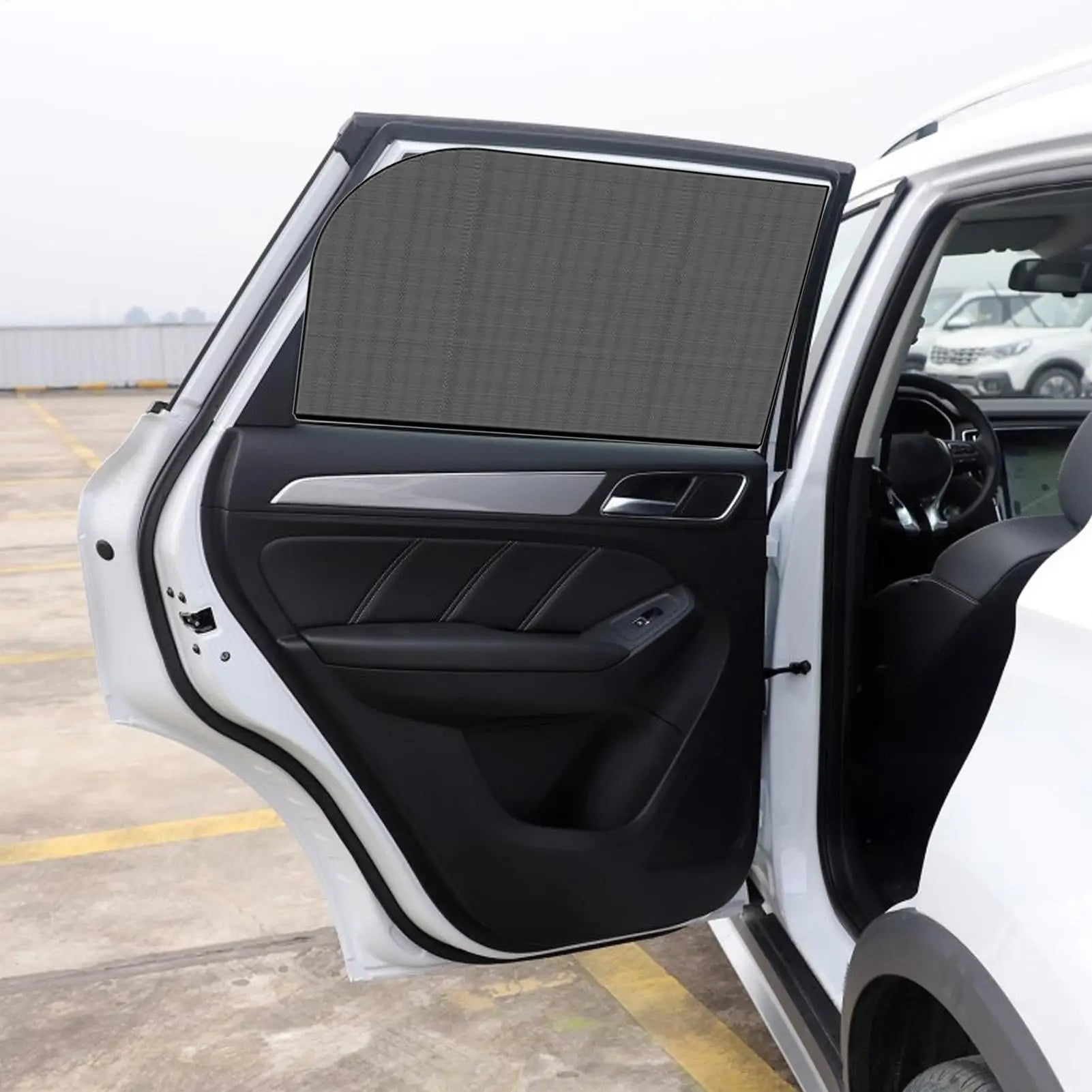 2Pcs Car Window Sunshade Cover Block UV Protection Car Side Window Shade Sunshades Sun Shade Cover Visor Shield Screen Oasis Select