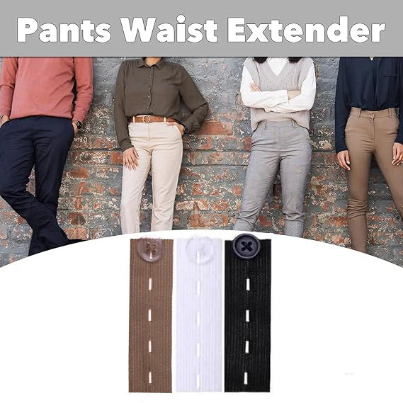 5pcs of pants extender buttons, multi-level Adjustment, unisex waist belt, for jeans skirts maternity use, DIY sewing supplies Oasis Select