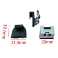 4Pcs Curtain Clip For Car Door Side, Ideal for Megane 2 3, Fluence, Laguna 2, Scenic; OEM 8200163859 Holder Clips Auto Parts Oasis Select One Size