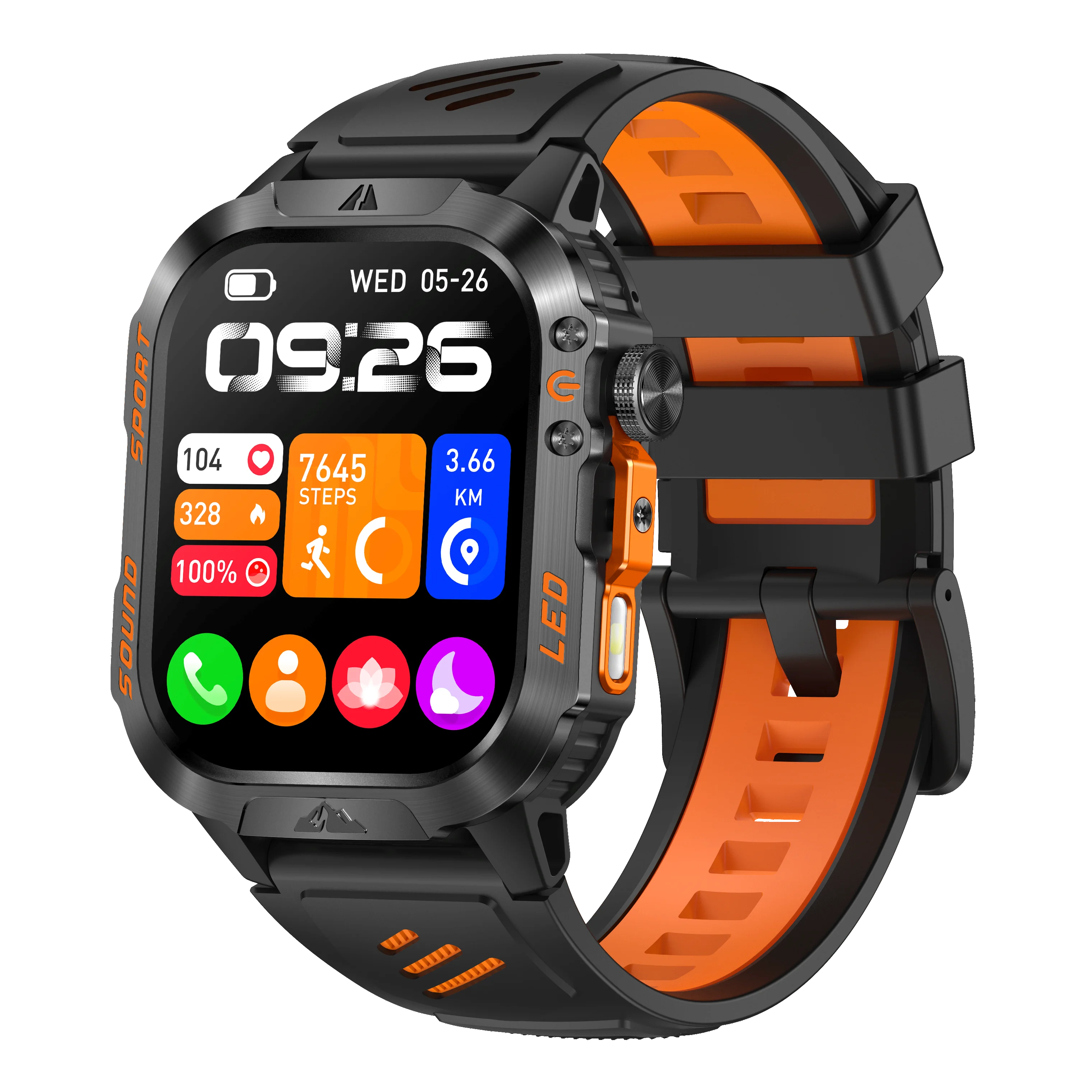 MINGCC Smartwatch – Wireless Calling, Heart Rate & Fitness