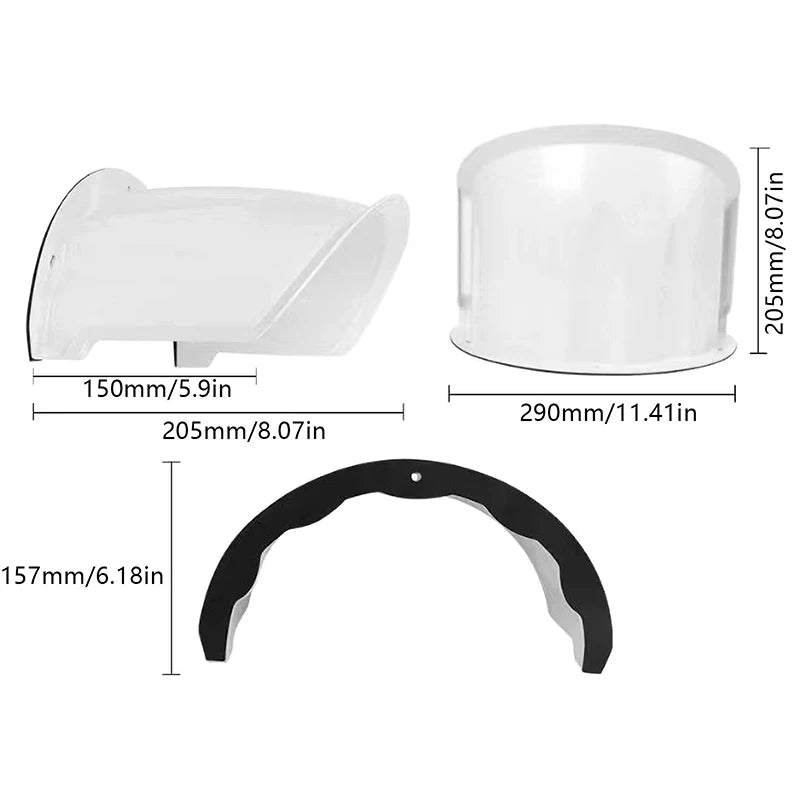 Protective Covers Shield Wall Waterproof Rainproof Cover CCTV Turret Dome Cameras Protection Box Security Camera Protection Case Oasis Select