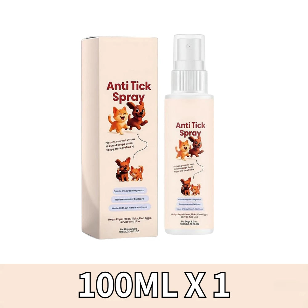 Pet Flea & Tick Repellent Spray for Cats & Dogs – 100ml