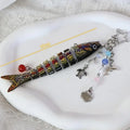 Handmade Fish Keychains Lovely Jewelry Artificial Fish Bait Swimbait Mobile Phone Lanyard Keychain For Men And Women Jewelry Oasis Select A3