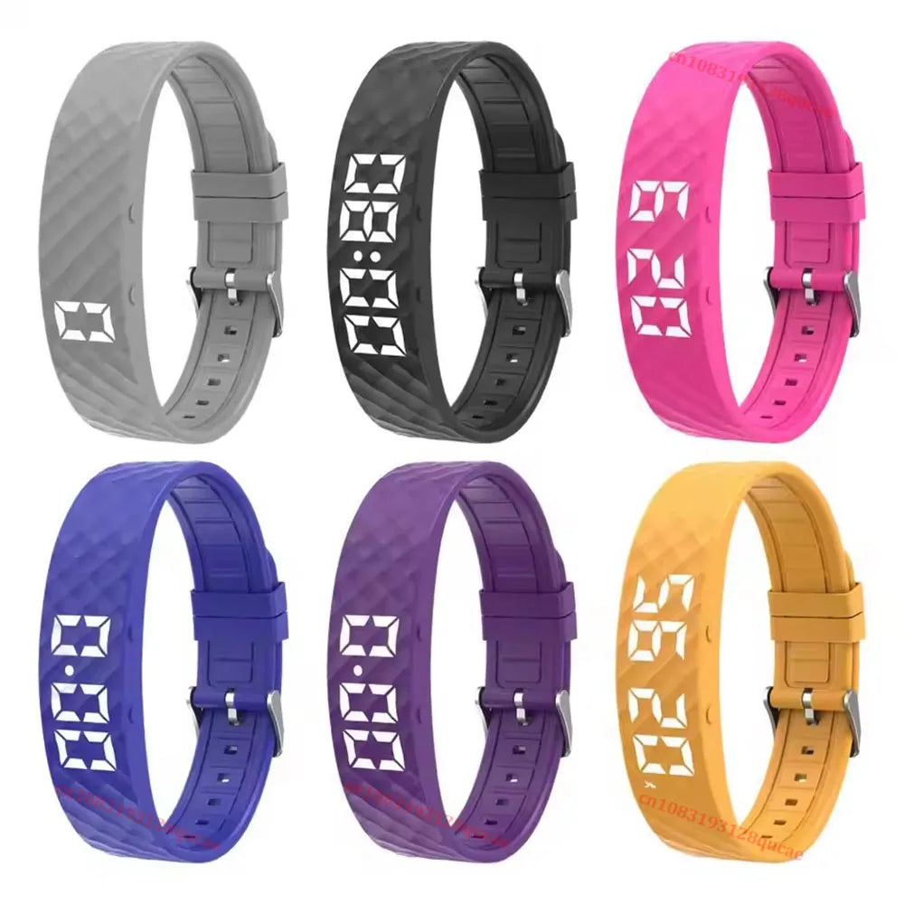 HW12 Vibrating Alarm Clock Smart Bracelet – Silent Wake-Up