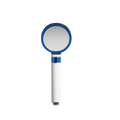 Filtered Shower Head High Pressure Adjusted Mode Mirror Showerhead Spray Water Softener Remove Chlorine for Hard Water Oasis Select Blue