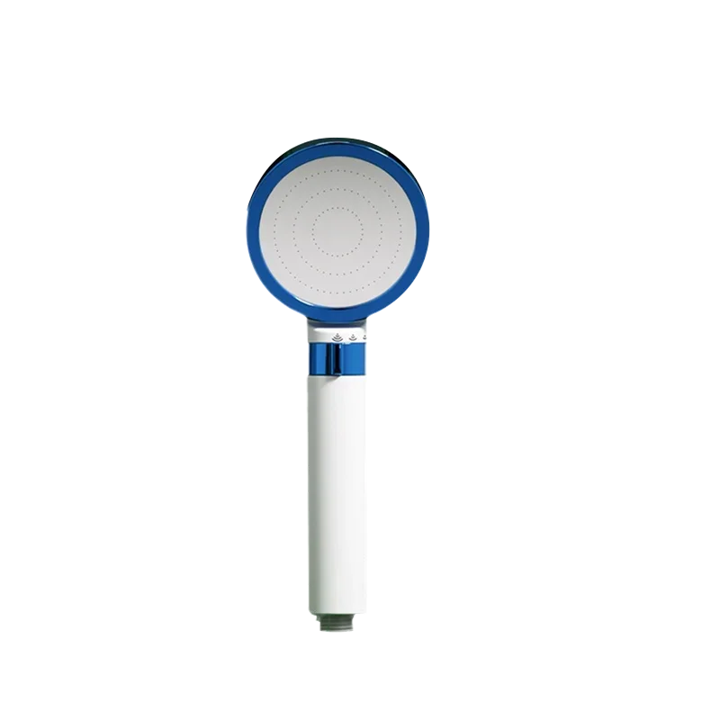 Filtered Shower Head High Pressure Adjusted Mode Mirror Showerhead Spray Water Softener Remove Chlorine for Hard Water Oasis Select Blue