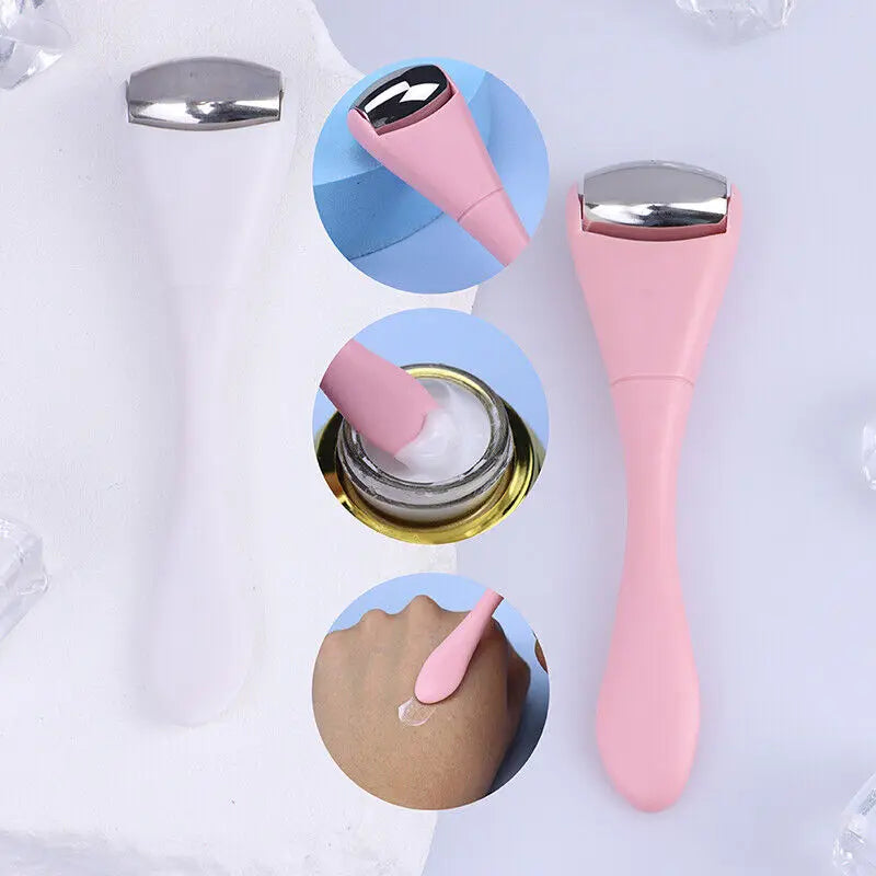 Stainless Steel Roller Eye Cream Stick & Face Massager