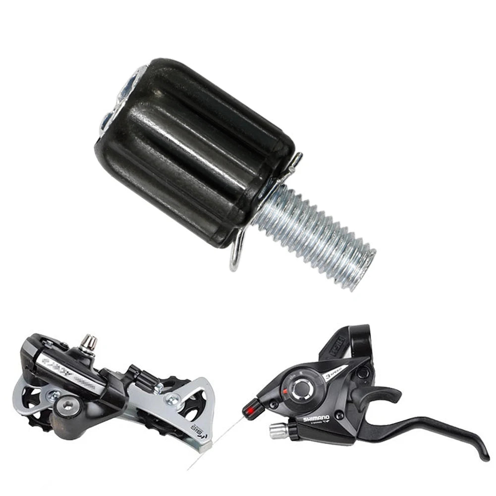 2PCS Bicycle Gear Cable-Barrel Adjuster Screw M5 Threaded Downtube Derailleur Bolt Steel+ABS 26x12mm Cycling Accessories Oasis Select