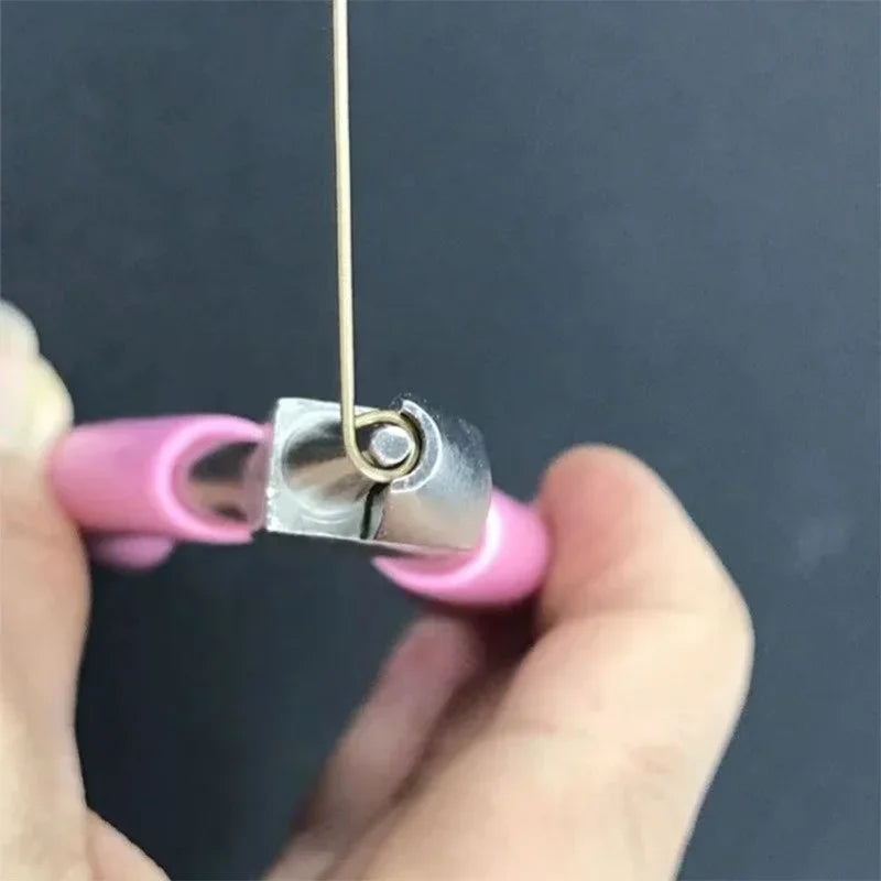 1Pc Pink Professional Round Concave Pliers High Quality Carbon Steel Plier Used for DIY Jewelry Making Manual Jewelcrafting Tool Oasis Select