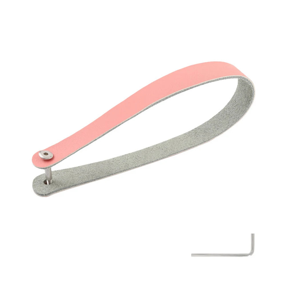 Bike Accessory Cowhide Handle Bike Commuting Black Convenient Pull Ring Lightweight Design Quick Removal Feature Oasis Select Pink