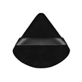 1/3/5/7/9pcs Velvet Cosmetic Powder Pufff Makeup Sponge Puff Dry Use Triangle Makeup Puff Women Soft Smooth Face Makeup Tools Oasis Select 1pcs black