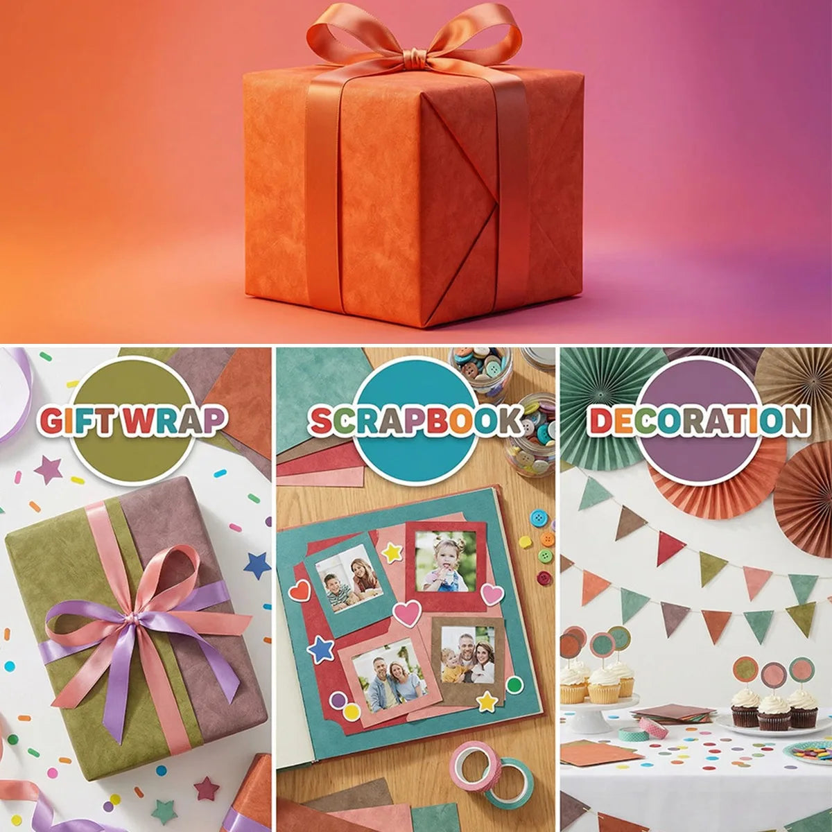 6x6 Scrapbook Paper 24 Sheets Double-Sided Craft Paper Warm Boho Journaling Supplies for Junk Journal DIY Cards Oasis Select