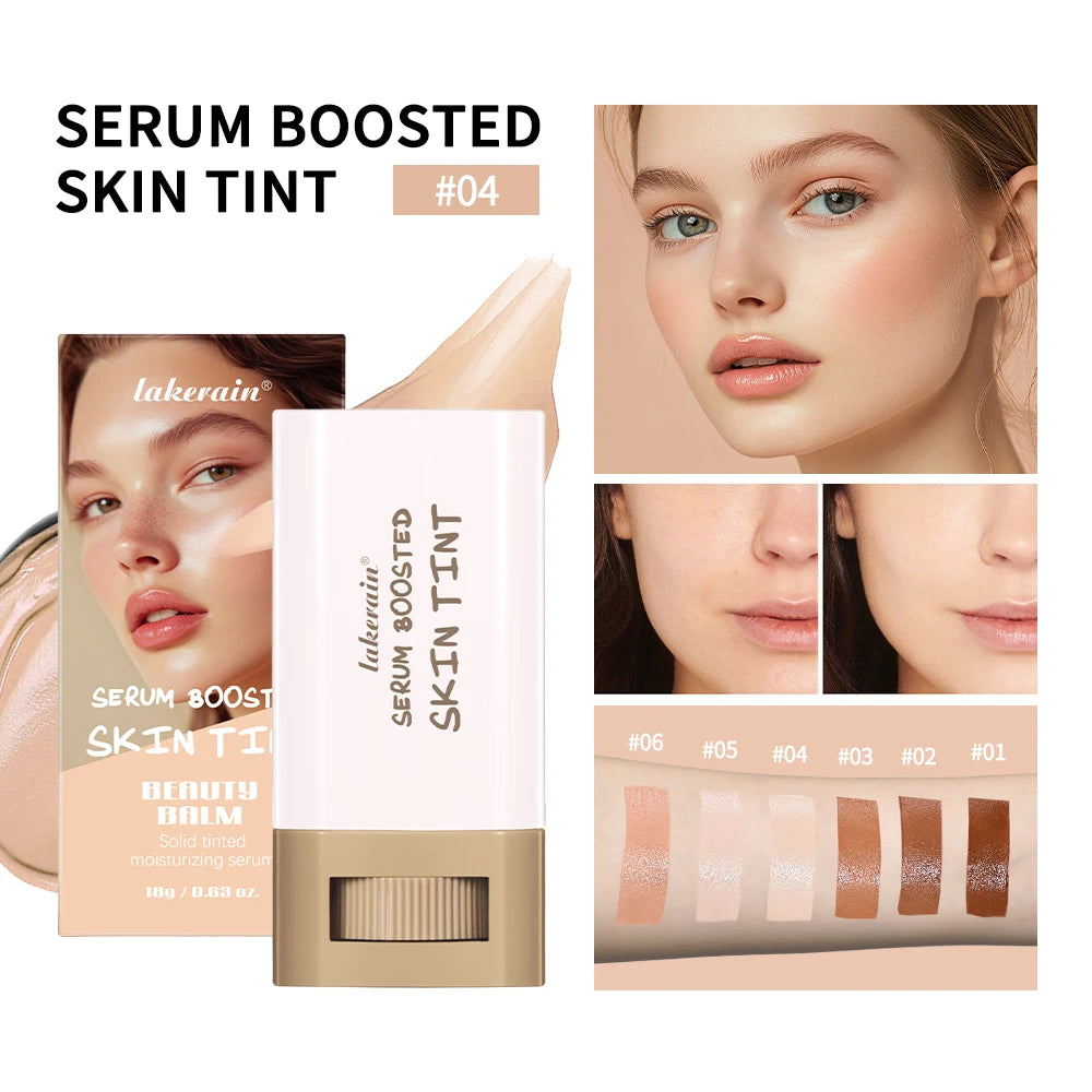 Beauty Balm Serum Boosted Skin Tint Foundation Stick Smooth Plumper Hight Coverage Travel Bronze Foundation Makeup Oasis Select