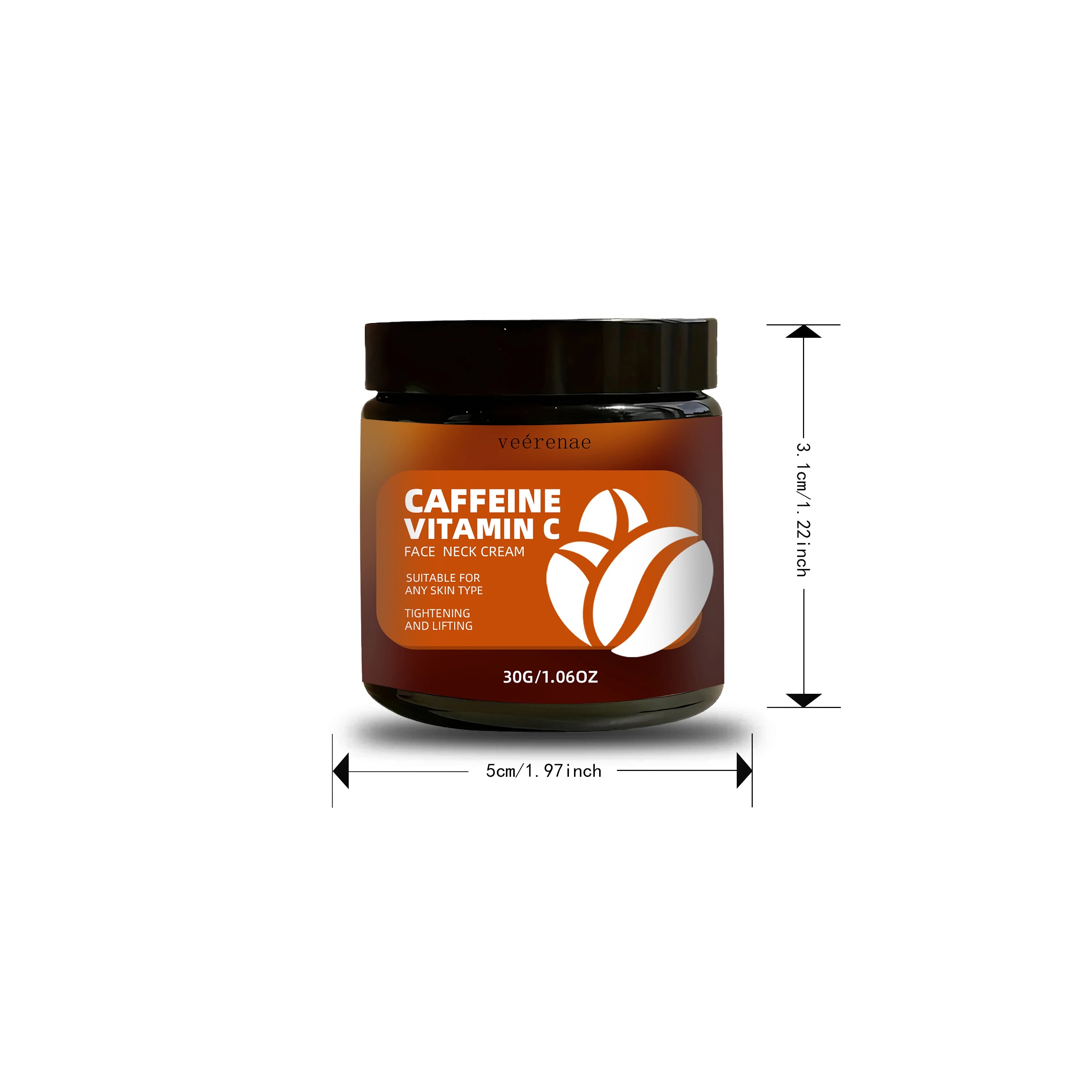 Caffeine Vitamin C Face & Neck Cream – Lifting & Firming Face & Neck Cream Oasis Select 30g