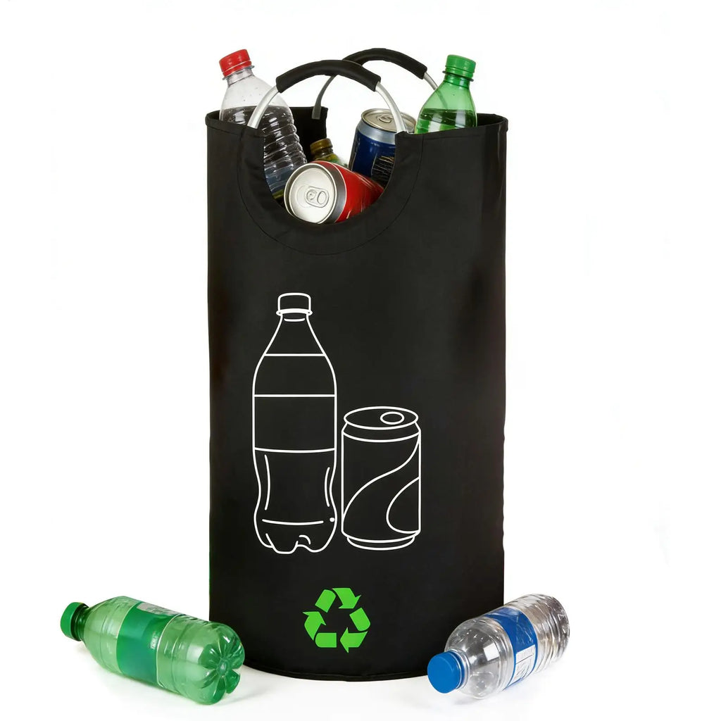 Recycle Bags 82L Storage Bin Deposit Bottle Storage Folding Recycling Bag with Double Handles for Bedroom Dorm College Home Oasis Select