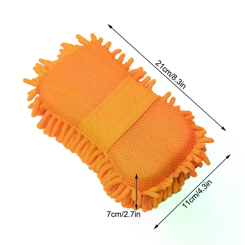 Microfiber Car Washer Sponge Cleaning Car Care Detailing Brushes Washing Towel Auto Gloves Styling Accessories Oasis Select