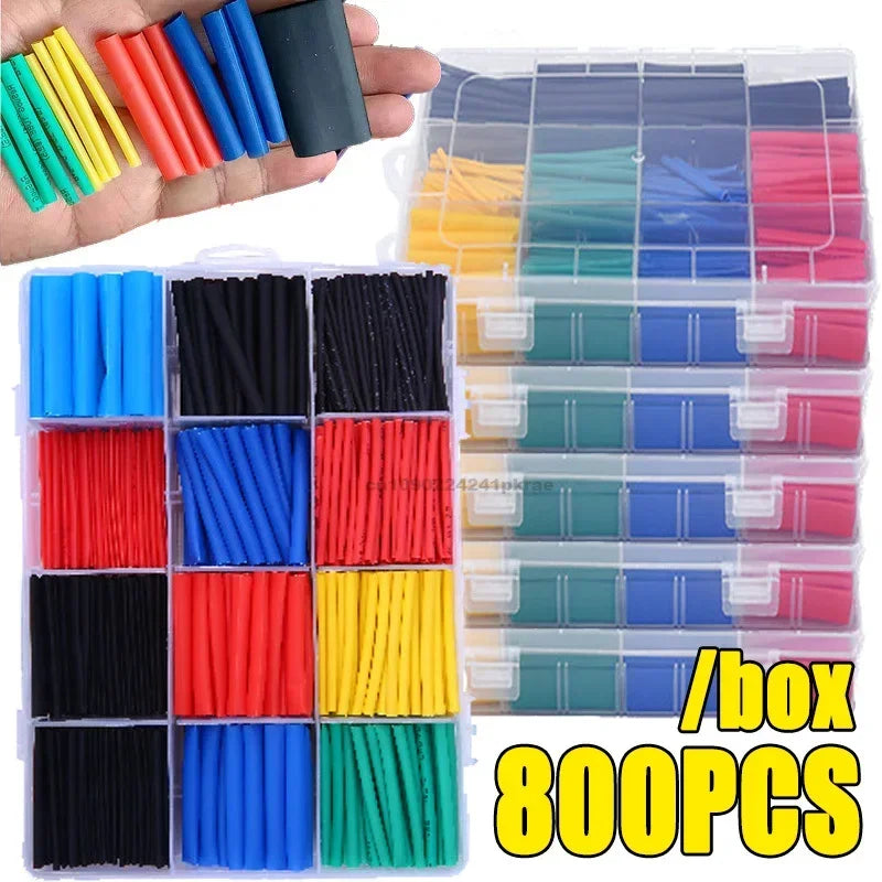 Heat Shrink Sleeving Tube Kit Wire Electrical Connection Wire Wrap Cable Protection Thermoresistant Tubing Wrapping Insulation Oasis Select