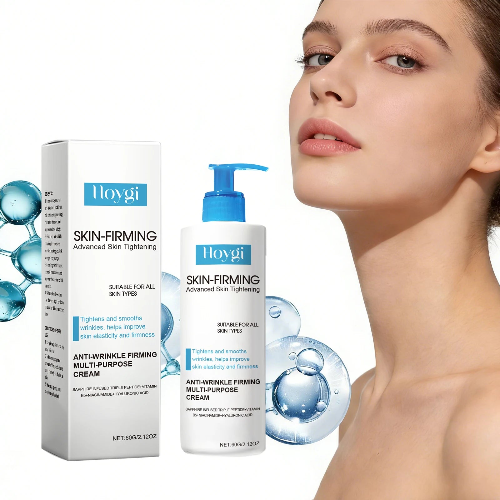Hoygi Triple Peptide Body Lotion – Firming & Moisturizing Cream Firming Body Lotion Oasis Select
