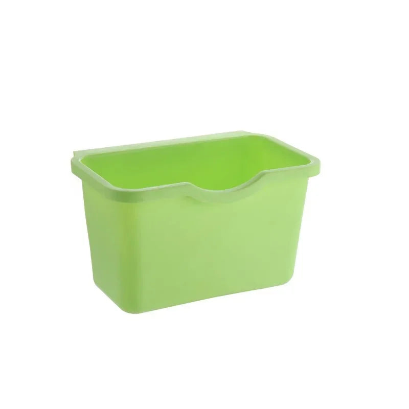 1pc Cabinet Style Trash Can, Hangable Plastic Garbage Bin for Cabinet Door, Simple and Practical Kitchen Tools Oasis Select
