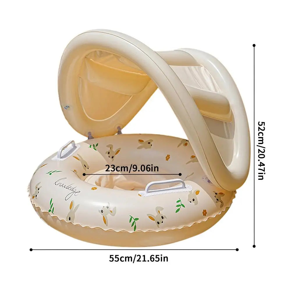Pool Float Swim Tube Inflatable Swimming Ring Swim Accessory For For Summer Water Sports Swimming Circle Swim Float For Boy Girl Oasis Select rabbit