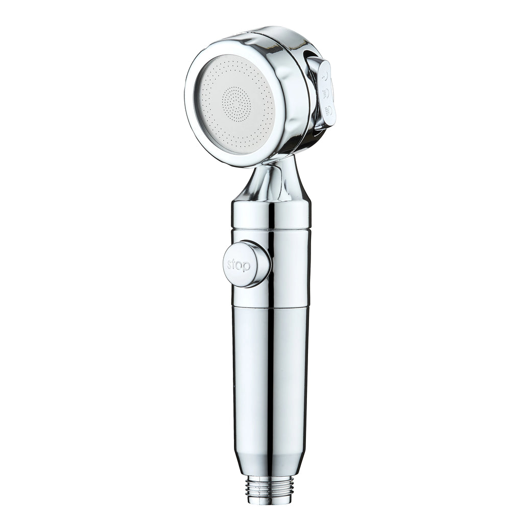 New Portable 3 Modes Travel business Trip Home RV Children Baby Shower Head Filter Rainfall Spray Shower Household Accessories Oasis Select Sliver