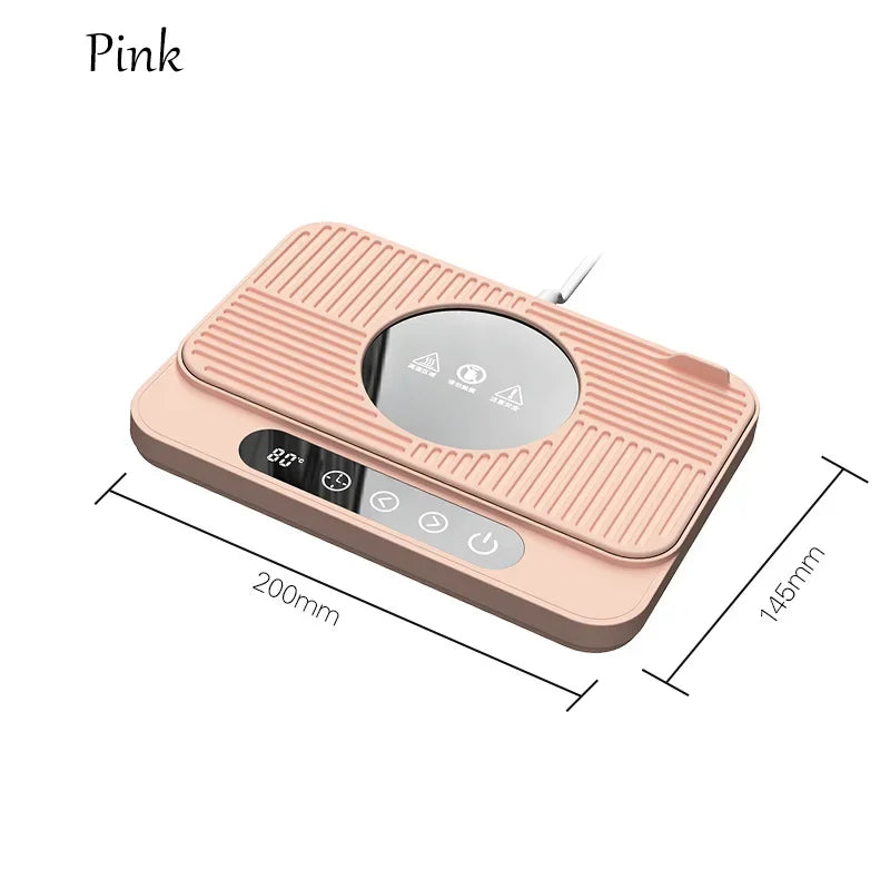 URGGU 50W Mug Warmer – 9-Speed Electric Heating Coaster 220V