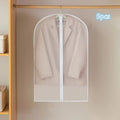 5pcs Transparent Thickened Garment Protection Bags Home Wardrobe Clothes Storage and Protective Bags Suit and Coat Hanging Bags Oasis Select 5pcs 80cm