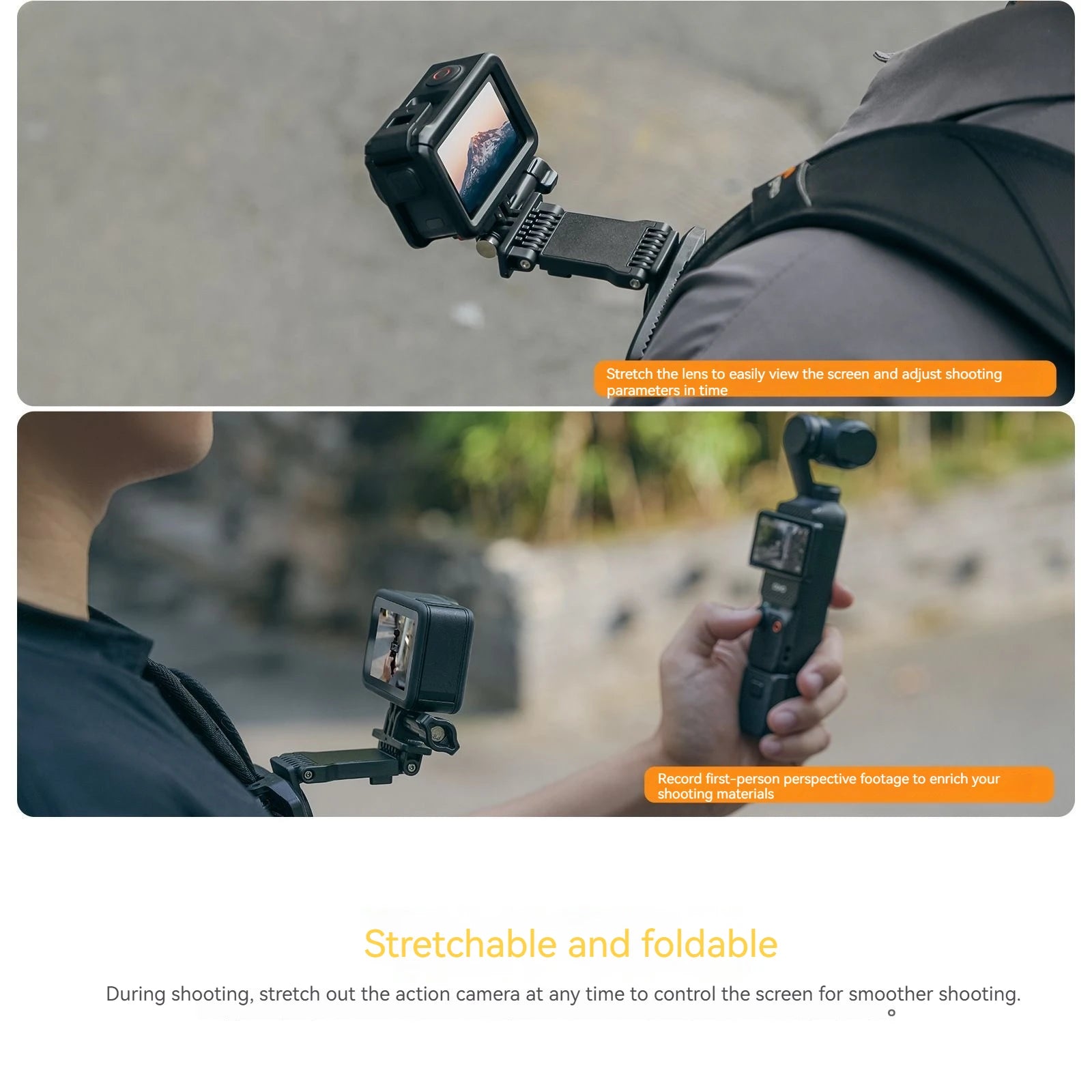 Sunnylife Magnetic Backpack Clip for DJI, GoPro & Insta360
