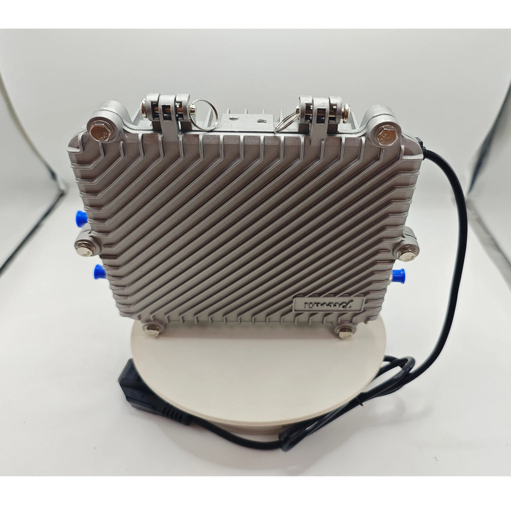 Bidirectional Amplifier 38db cable TV RF signal amplifier indoor type 45-860MHz 1 in 2 out, adjustable output Catv amplifier Oasis Select