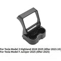 For Tesla Model 3/Y Juniper 2025 Easy Install Rear Air Outlet Armrest Box Cup Holder Multi-Function Storage Box Car Interior Oasis Select 1PC