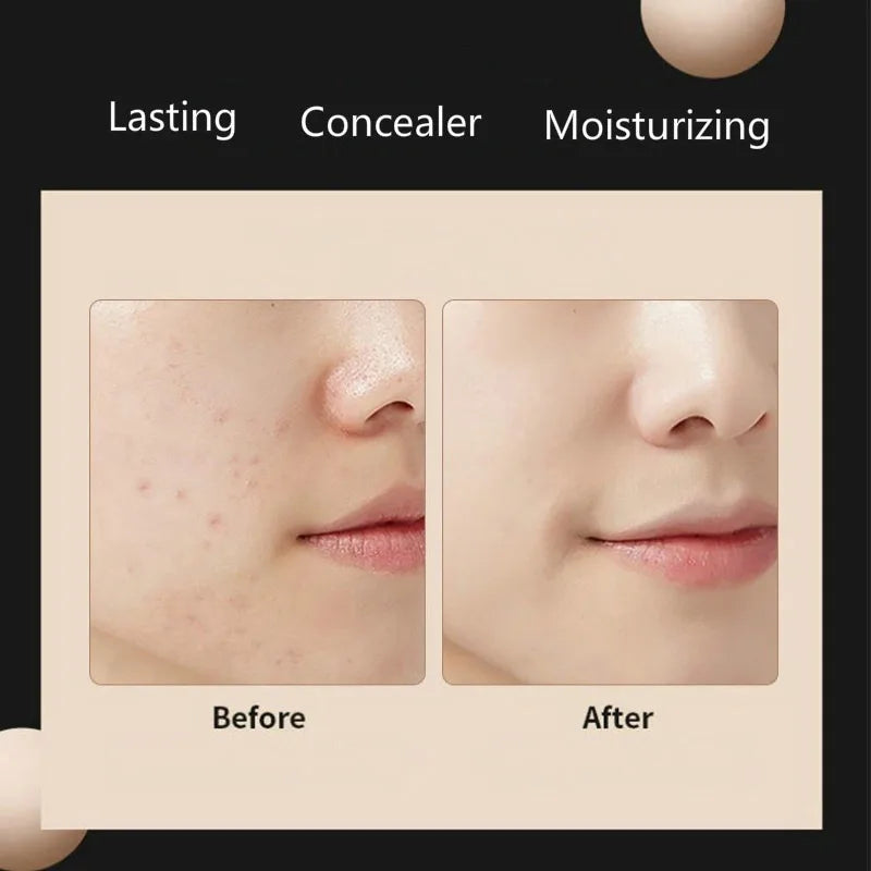 Air Cushion Foundation Concealer Whitening Liquid foundation Waterproof Brighten Face Base Makeup Oasis Select